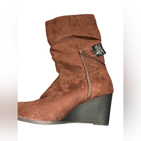 A.N.A. Bianca Slouch Boots Brown Women’s Size 9.5M | New suede - Picture 7 of 8